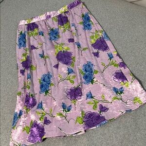 Vintage Fairy Grunge Midi Skirt Small Floral Cottagecore Y2K Whimsigoth